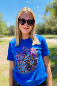 Disco Ball Football Tee