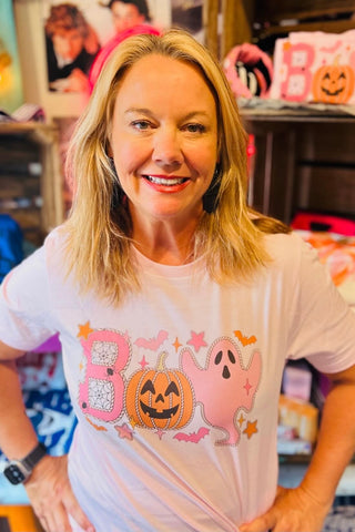 Boo Halloween tee