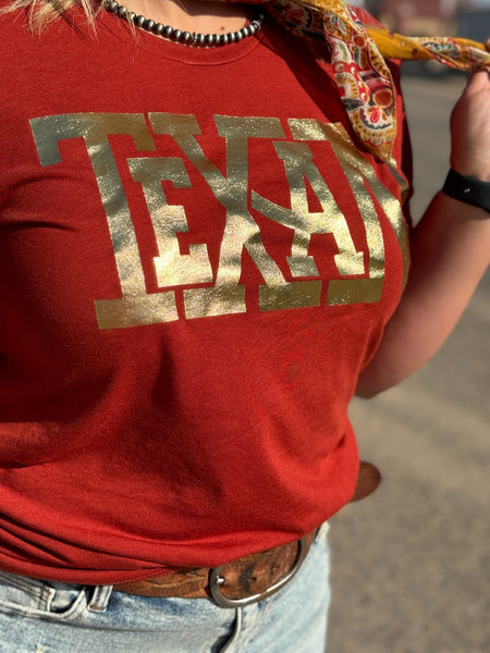 Texan in Foil Tee